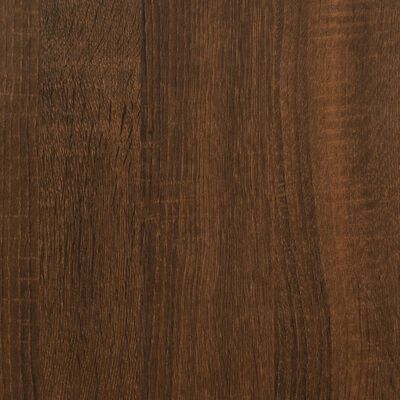 vidaXL Nočna omarica rjavi hrast 44x45x60 cm inženirski les