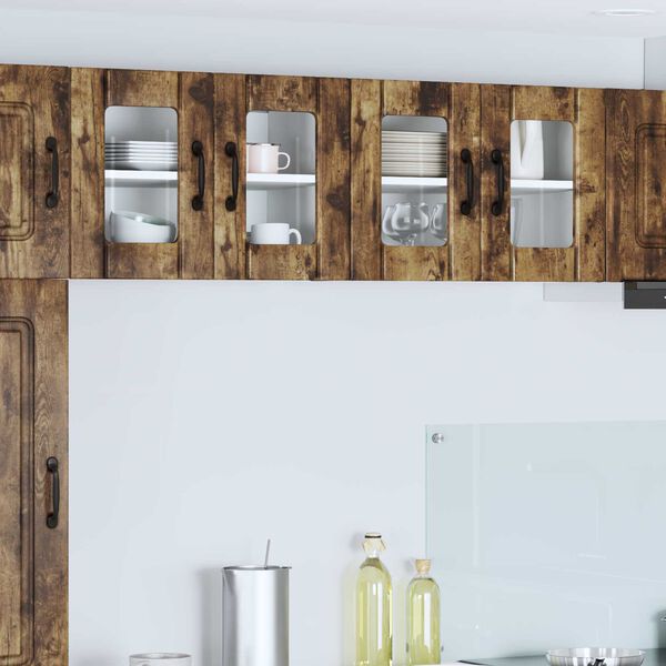 vidaXL Kuhinjski element 2 pcs Dimljeni oreh 60 x 31 x 40 cm