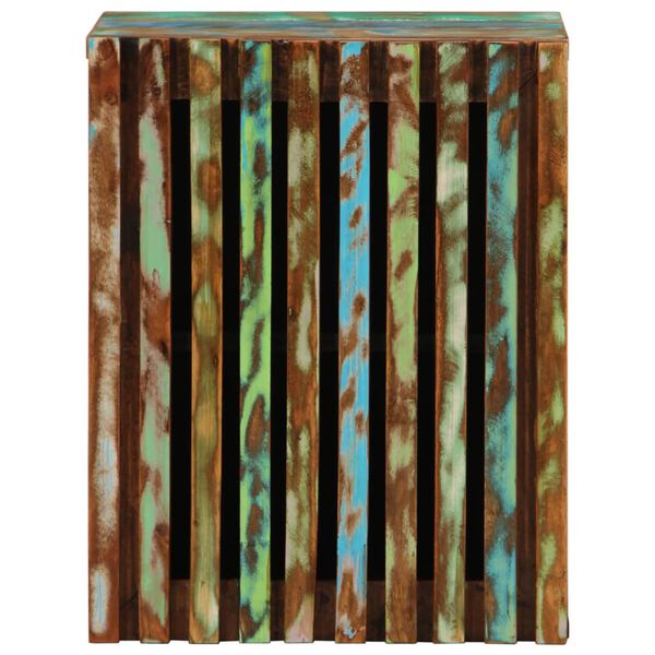 vidaXL Stenska kopalniška omarica 38x34x48 cm trden akacijev les