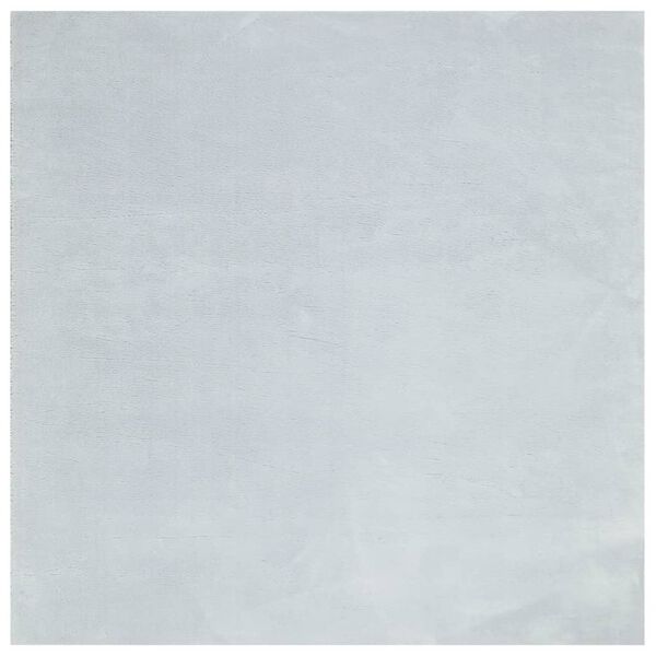 vidaXL Preproga s kratkimi vlakni mehka pralna modra 240x240 cm