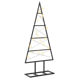 vidaXL Kovinsko božično drevesce KUOPIO 60 cm Toplo bela