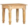 vidaXL Stranska mizica 43x43x40 cm masiven mangov les