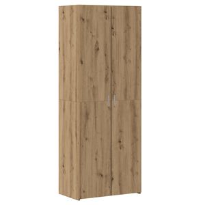 vidaXL Visok predalnik Umetni hrast 70 x 42,5 x 185 cm