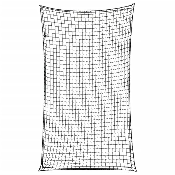 vidaXL Mreža za prikolico z elastično vrvjo črna 6x3,5 m PP