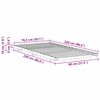 vidaXL Posteljni okvir Bela 80 x 220 cm Trdna borovina