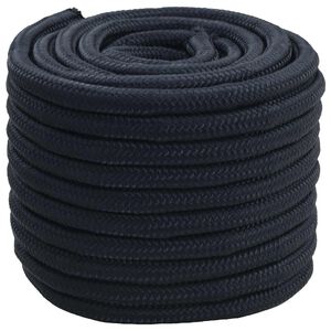 vidaXL Rop za čoln 2.5 mm 25 m Kraljevo modra Poliester