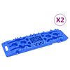vidaXL Plo&scaron;ča za bolj&scaron;i oprijem 2 kosa modre barve 107x31x7 cm najlon