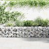 vidaXL Gabion stena iz pocinkanega jekla 450x30x50 cm