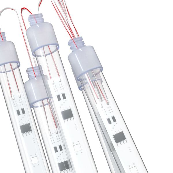 vidaXL Lučke utrinki 8 kosov 30 cm hladno bele 192 LED lučk