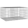 vidaXL 2-delna ograda za zajce 110x79x54 cm pocinkano železo