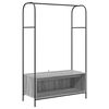 vidaXL Stojalo za oblačila Siva 100 x 44 x 160 cm Inženirski les