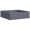 vidaXL Sadilnik antracit 100x100x30 cm Jeklo