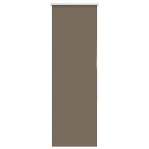 vidaXL Zatemnitvena rolo senčila kavne barve 40x130 cm, &scaron;irina blaga 35,7 cm, poliester