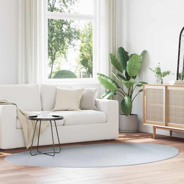 vidaXL Preproga HUARTE Siva 160 x 230 cm Poliester