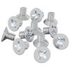 vidaXL Vijaki s countersunk glavico 32727 kos srebrna elezo