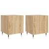 vidaXL Nočna omarica 2 kosa sonoma hrast 40x40x50 cm inženirski les