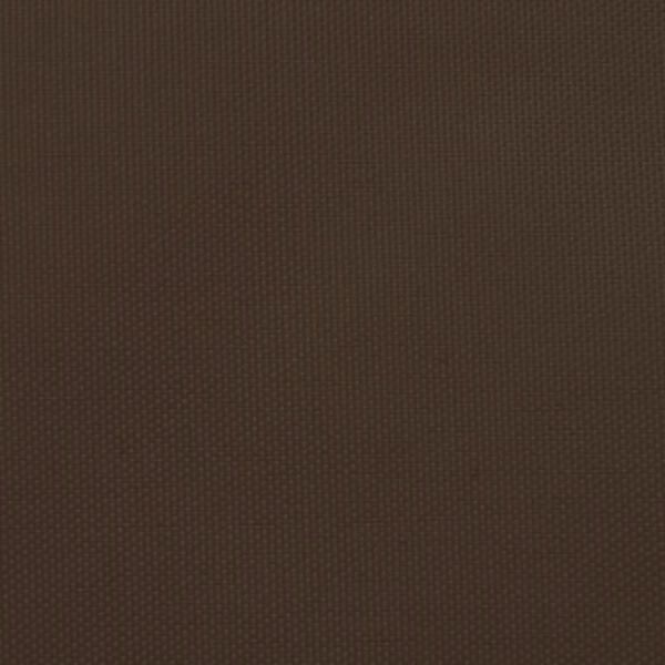 vidaXL Senčno jadro oksford blago trikotno 3x3x3 m rjavo