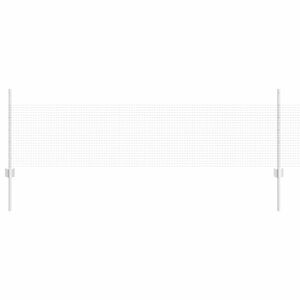 vidaXL Varjen žični ograjo s stebri 100 x 0,5 m Pocinkano jeklo Mreža