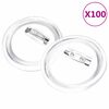 vidaXL Gumbi za značke s priponkami 100 kompletov akril 58 mm