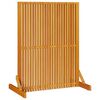 vidaXL Zaslonska za&scaron;čita Rjava 79,5 x 50 x 110 cm Masiven les akacije