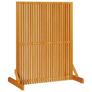 vidaXL Zaslonska za&scaron;čita Rjava 79,5 x 50 x 110 cm Masiven les akacije