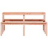 vidaXL Piknik miza 160x134x75 cm trden les douglas