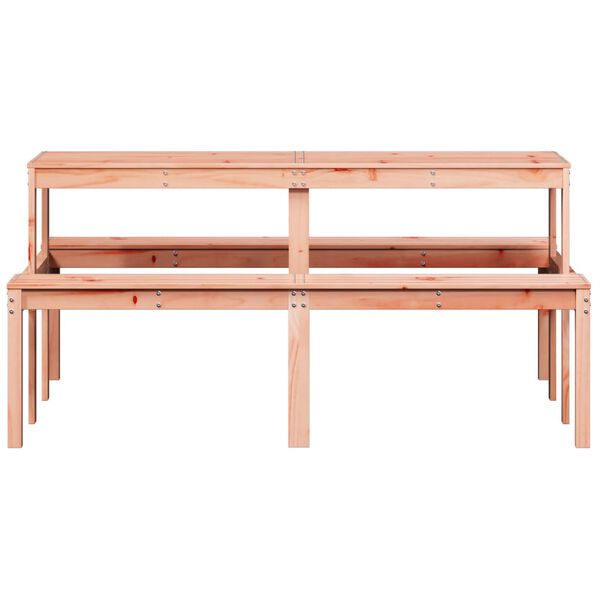 vidaXL Piknik miza 160x134x75 cm trden les douglas