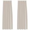 vidaXL Voile zavesa 2 kos Pe&scaron;čena 245 x 140 cm Poliester