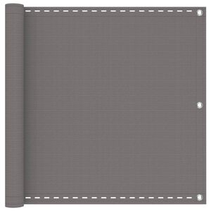 vidaXL Balconska mreža Pravokotna 75 x 300 cm HDPE in aluminij