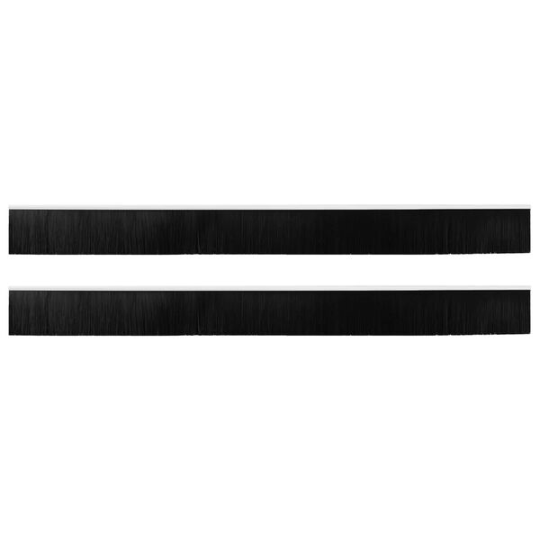 vidaXL Samolepljiva tesnila za vrata 2 pcs Bela 100 cm