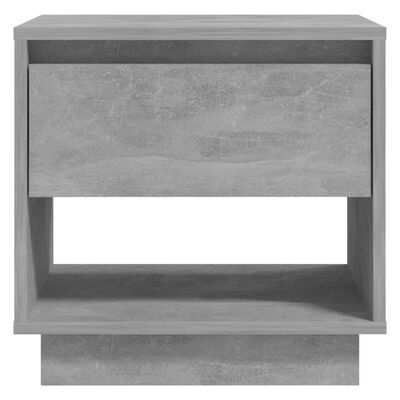 vidaXL Nočna omarica 2 kosa betonsko siva 45x34x44 cm iverna plošča