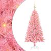 vidaXL Božično drevo Roza 150 cm PVC