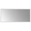 vidaXL LED kopalni&scaron;ko ogledalo Transparentno 90 x 40 cm kaljeno steklo