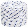 vidaXL Večnamenska uporabna vrv 16 mm 100 m Bela in modra PP
