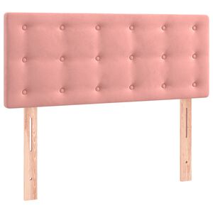 vidaXL Posteljno vzglavje roza 90x5x78/88 cm žamet