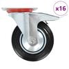 vidaXL Gibljiva kolesa 16 kosov 160 mm