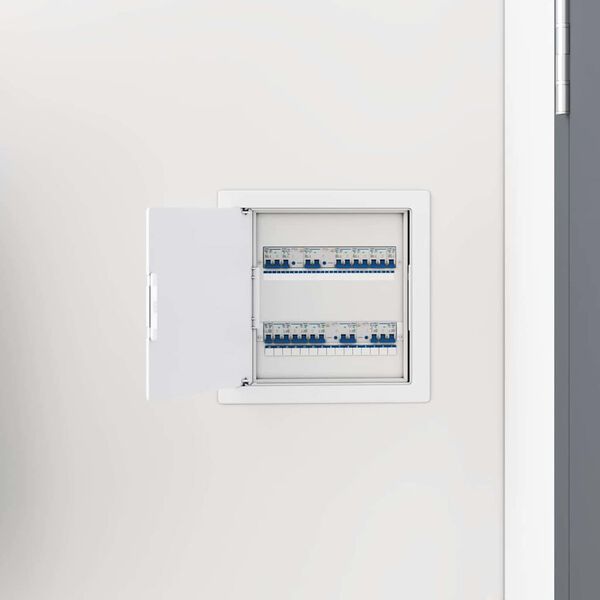 vidaXL Dostopni paneli 2 pcs Bela 20 x 20 cm ABS plastika