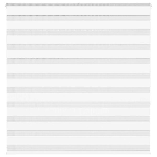 vidaXL Zebra senčilo bela 140x150 cm tkanina &scaron;irina 135,9cm poliester