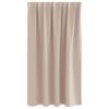 vidaXL Zavese za zatemnitev z obroči 2 pcs Taupe 140 x 140 cm