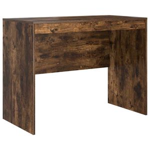 vidaXL Miza Dimljeni oreh 100 x 50 x 76 cm