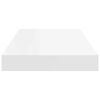 vidaXL Stenska polica bela 50x23x3,8 cm MDF