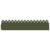 vidaXL Robniki za trato 30 kos 103 x 0,05 x 22 cm Jeklo Olivno zelena
