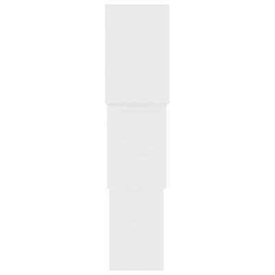 vidaXL Stenske police kocke bele 68x15x68 cm iverna plošča