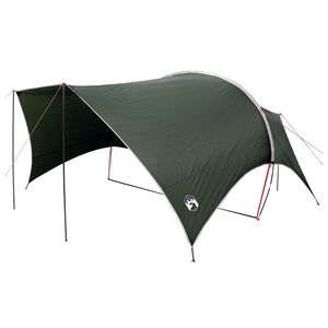 vidaXL Vodoodporen kamperski tarp Voja&scaron;ka zelena 550 x 400 x 230 cm