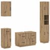 vidaXL Set kopalni&scaron;kih omaric, 4 kosi HOORN Artisan hrast