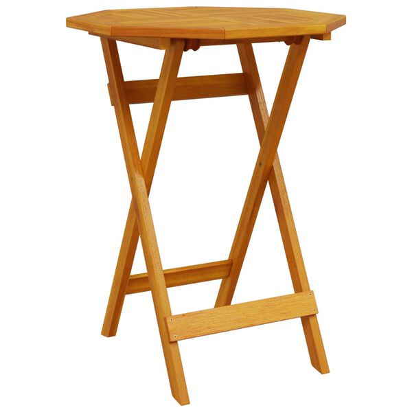 vidaXL Zložljiva bistro garnitura 3-delna trden akacijev les