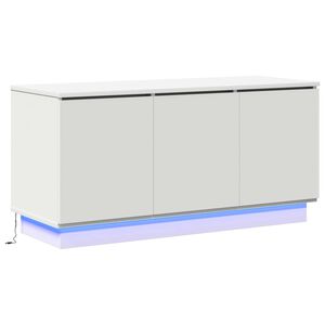 vidaXL TV omarica 100 x 38 x 49 cm Bela Inženirski les