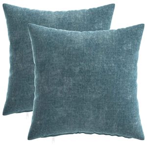 vidaXL Prevleka za blazino 2 kos HEERLEN Modra 35 x 35 cm