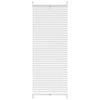 vidaXL Plise Harmonika Zavese velikost 40 x 100 cm Bele barve