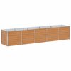 vidaXL Vrtna visoka greda Svetlo rjava 400 x 80 x 77 cm